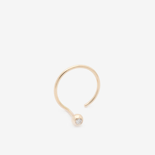 jack & g / diamond ear nut - single
