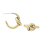 nodo hoop earrings
