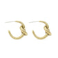 nodo hoop earrings