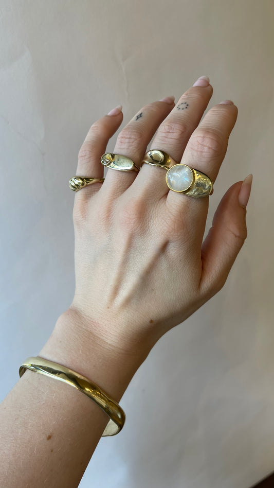 esposita ring - rutilated quartz