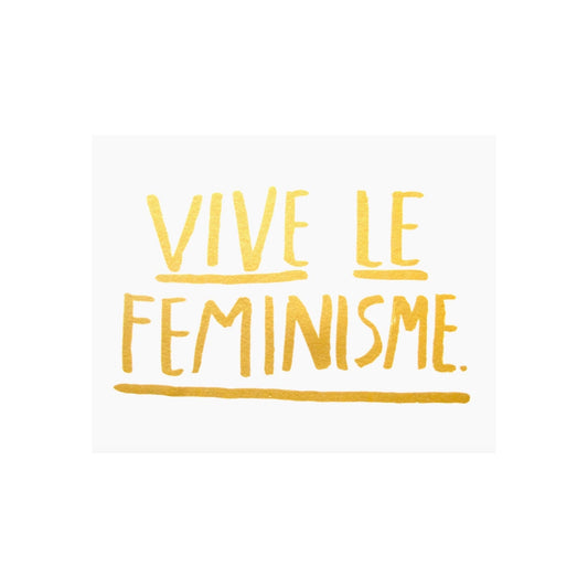 vive le feminisme card