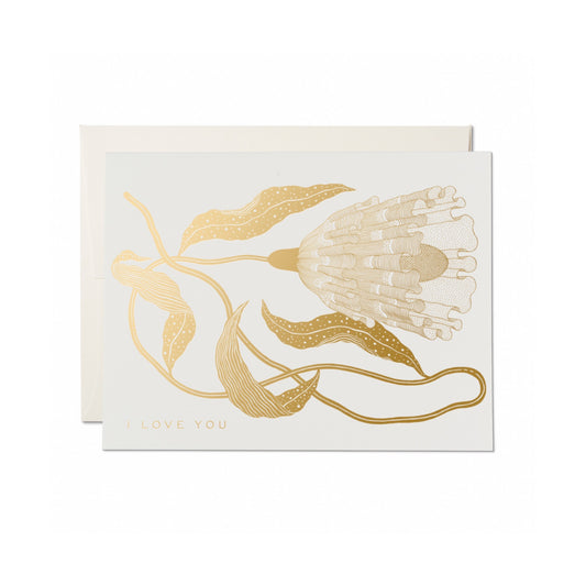 exotic flower card
