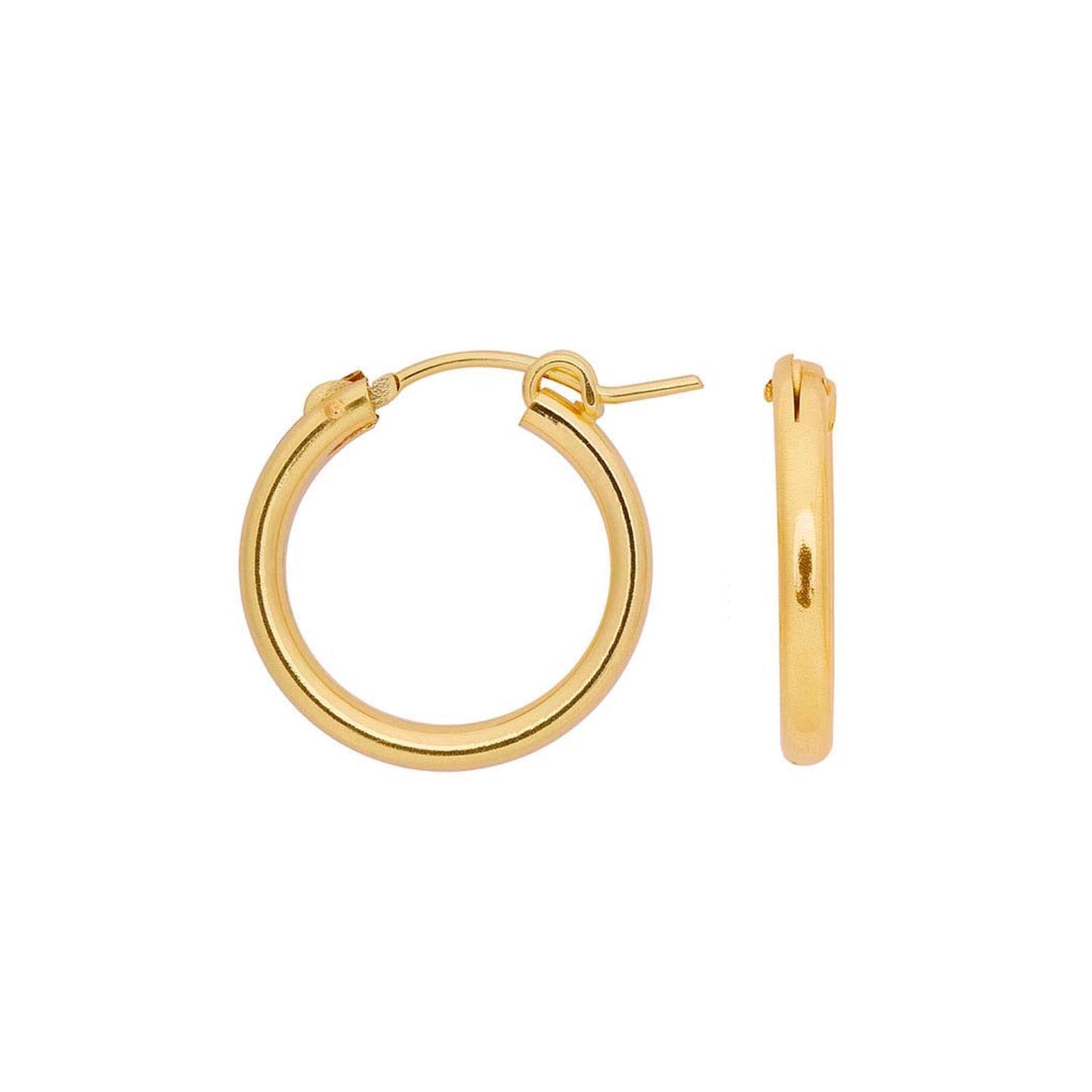 classic tube hoop earrings
