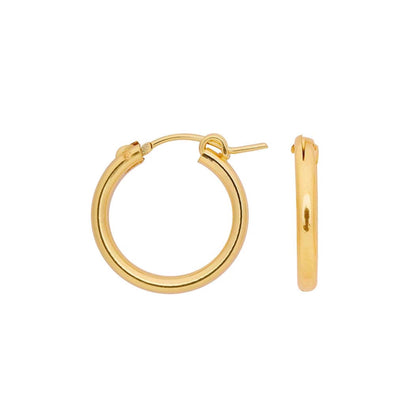 classic tube hoop earrings
