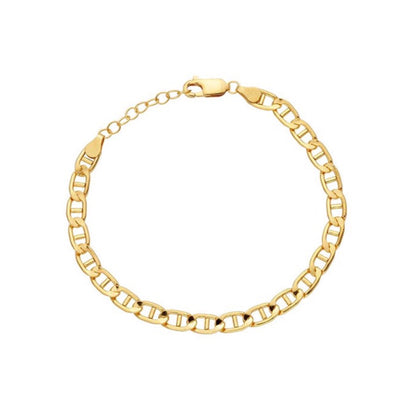 chain bracelet / anchor - 5mm