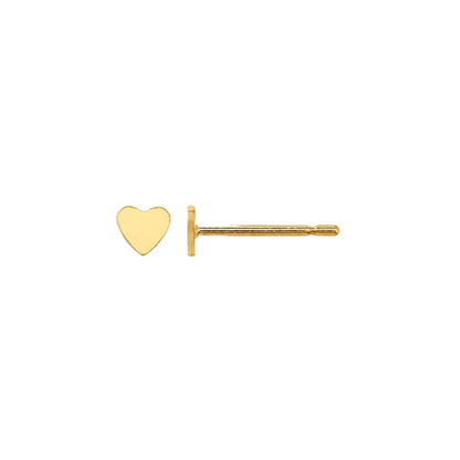 stud earrings / tiny heart