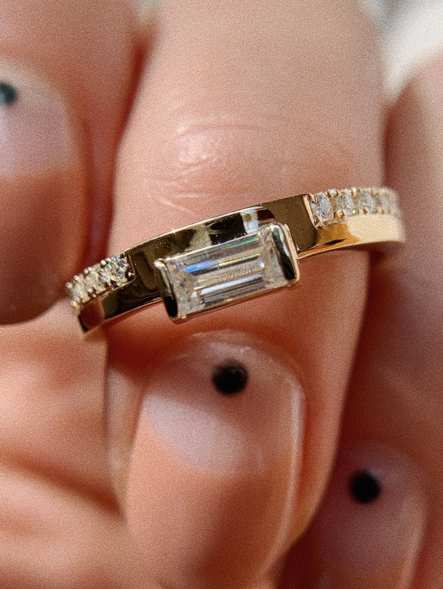 billie ring - grown diamond - made to order