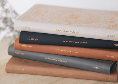 magic of i / vegan leather lined journal