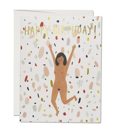 birthday suit card