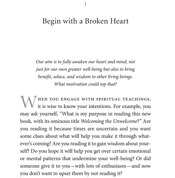 welcoming the unwelcome