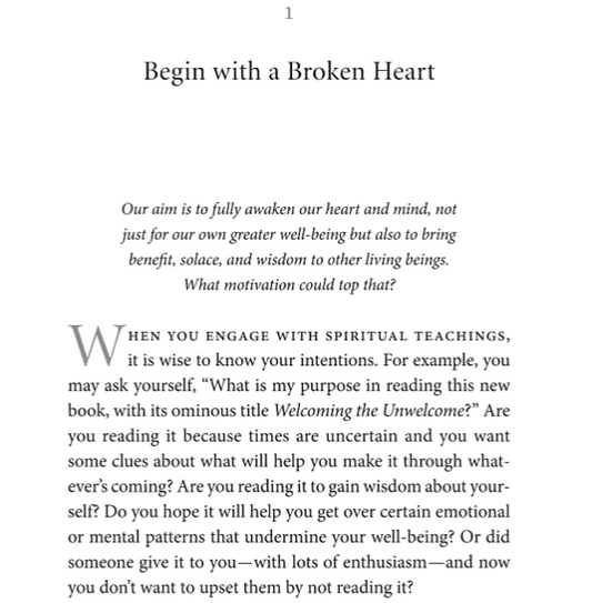 welcoming the unwelcome