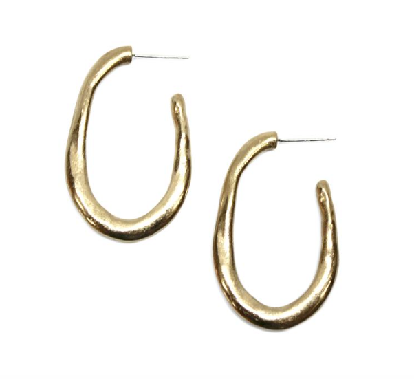 lake hoop earrings