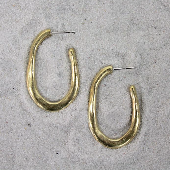 lake hoop earrings
