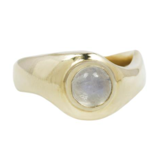 emmeline ring set - moonstone