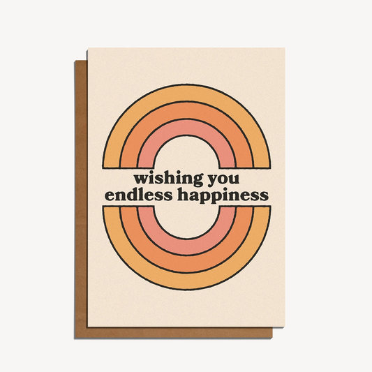 wishing you endless happiness card