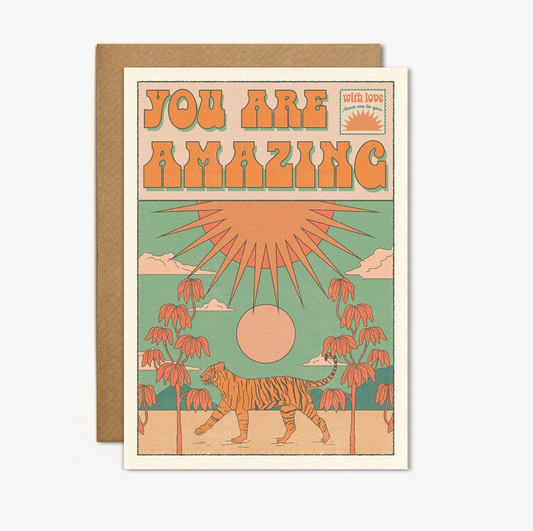 you are amazing card