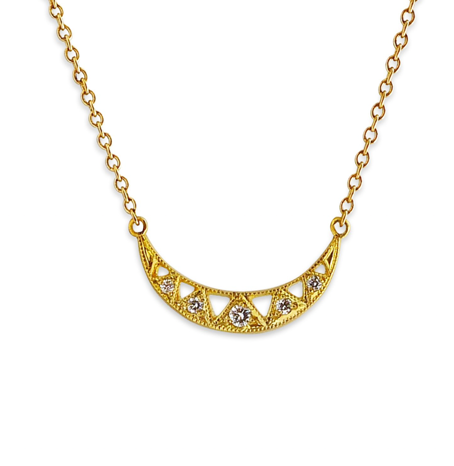 vaeda diamond pendant necklace