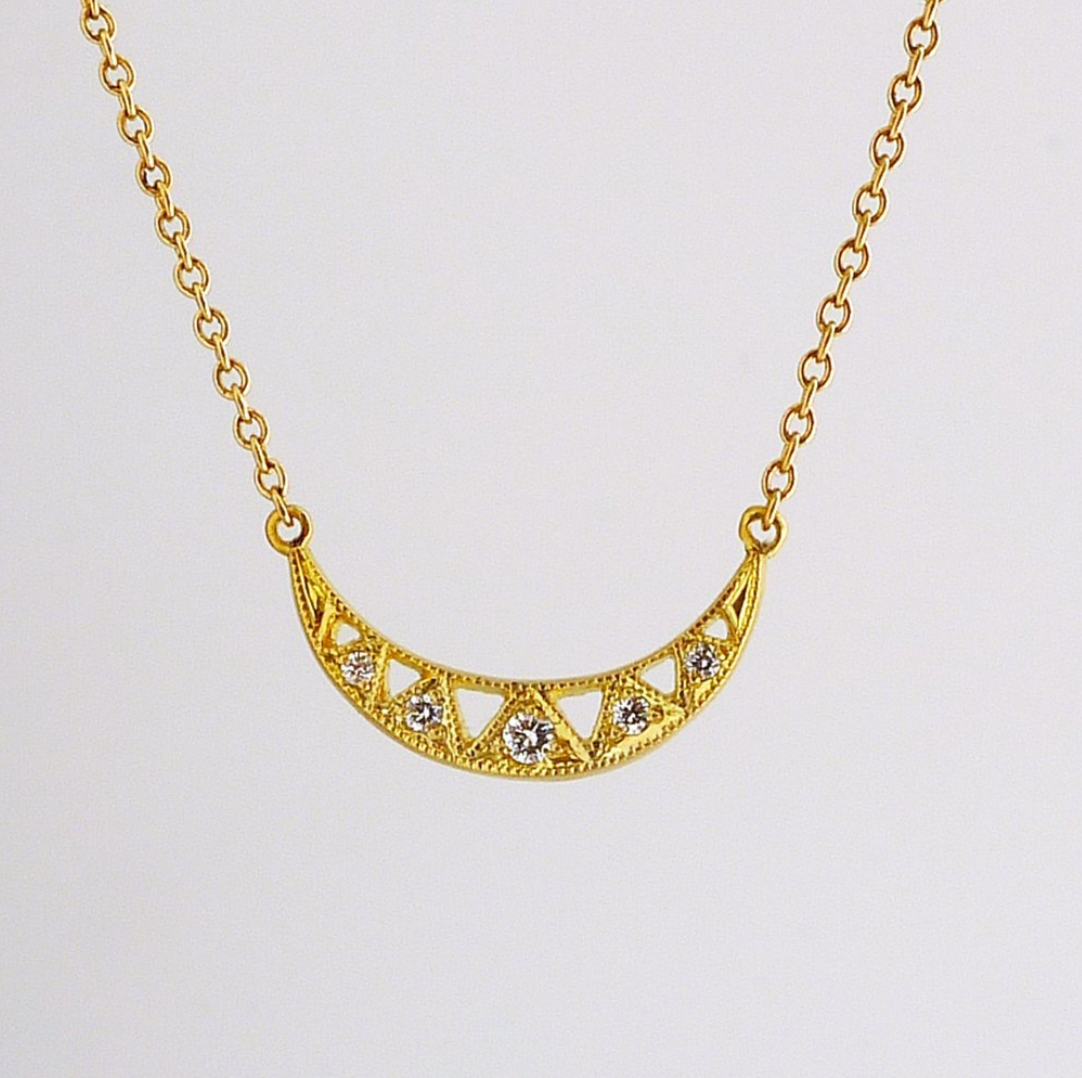 vaeda diamond pendant necklace