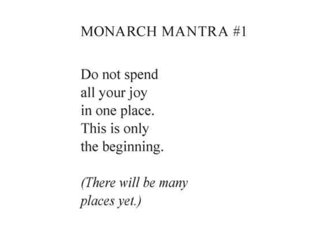 old monarch: poems