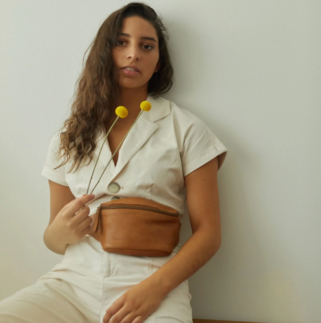 remy fanny pack - tan