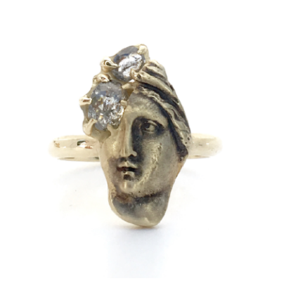 fragmented face ring