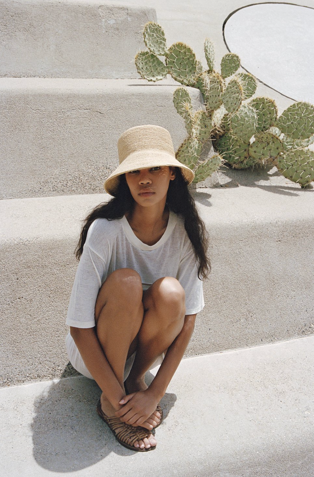 lack of color / inca bucket hat - tan