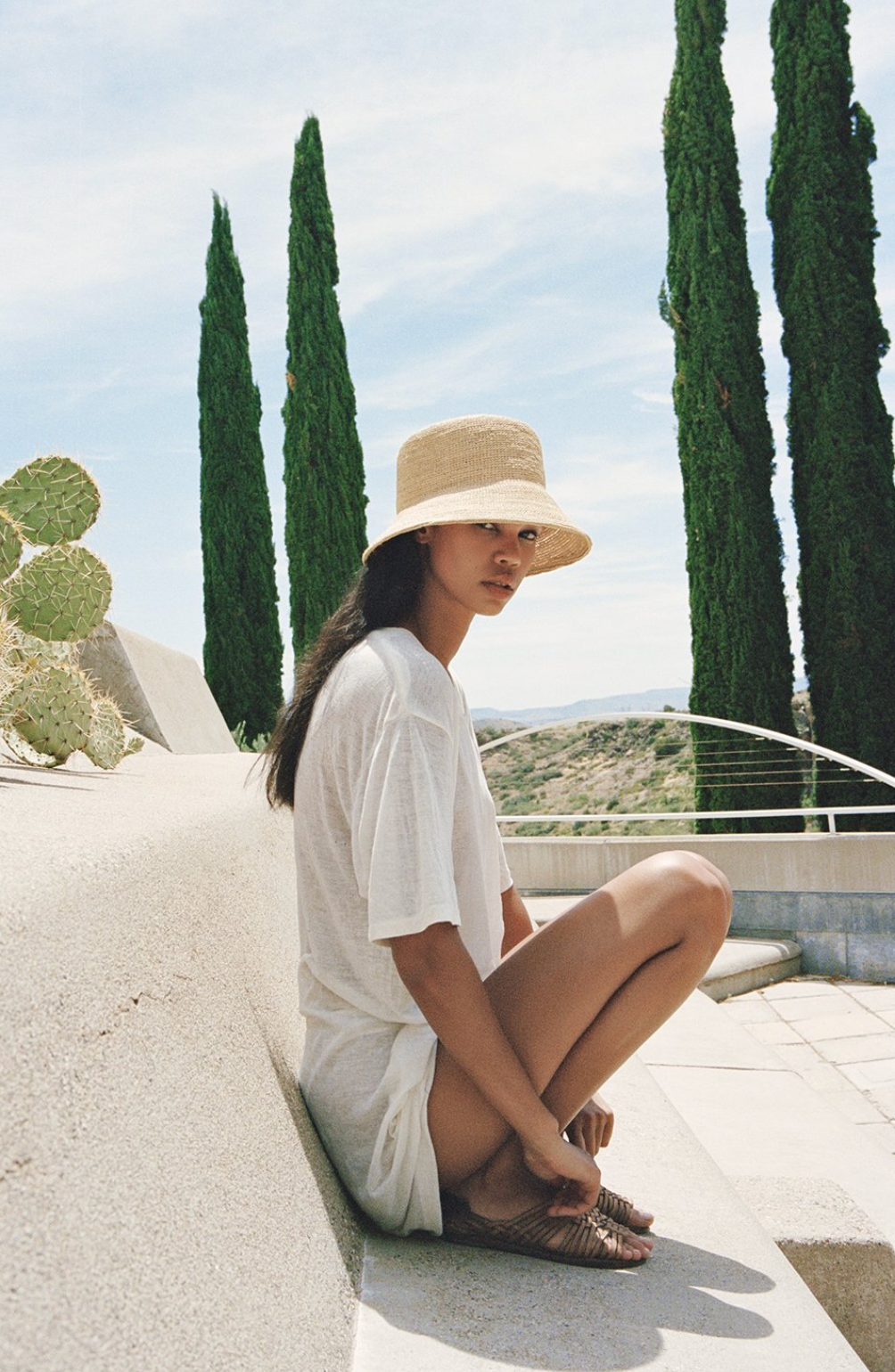 lack of color / inca bucket hat - tan