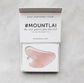 rose quartz gua sha facial lifting tool