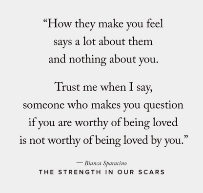 the strength in our scars