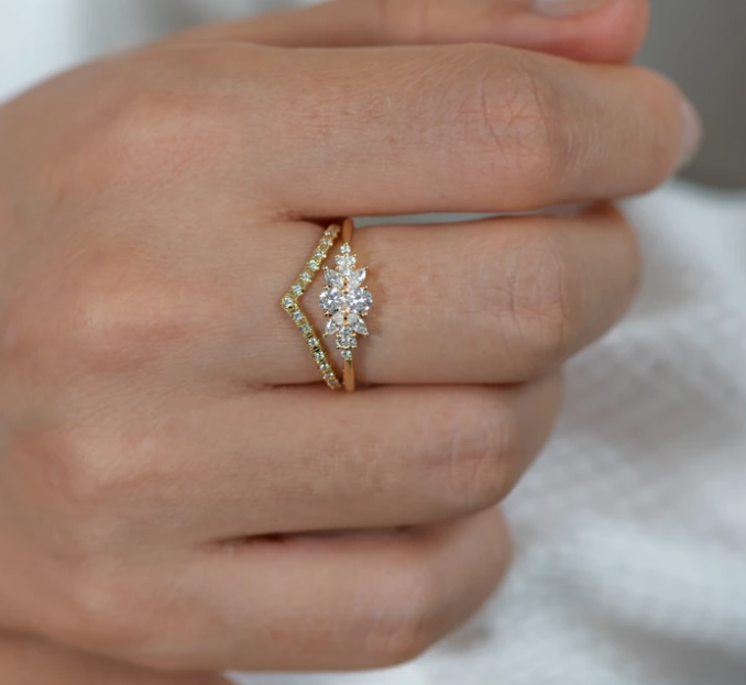 flora diamond ring