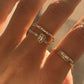 diamond dot ring - natural diamond