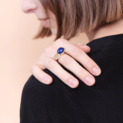 esposa ring - rutilated quartz
