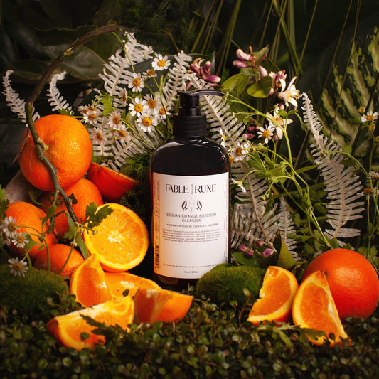 fable || rune / cleanser - sicilian orange blossom