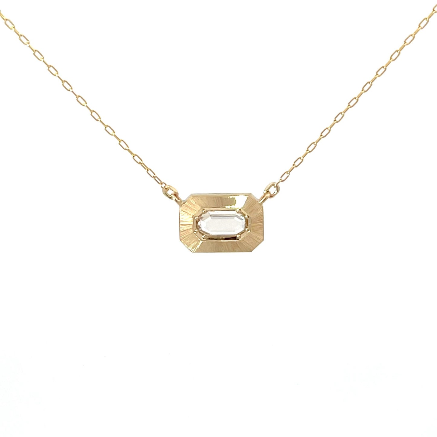 oval portrait diamond tableau necklace