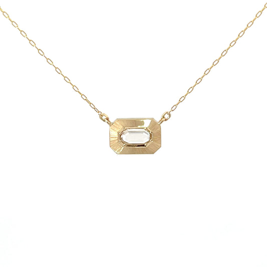 oval portrait diamond tableau necklace