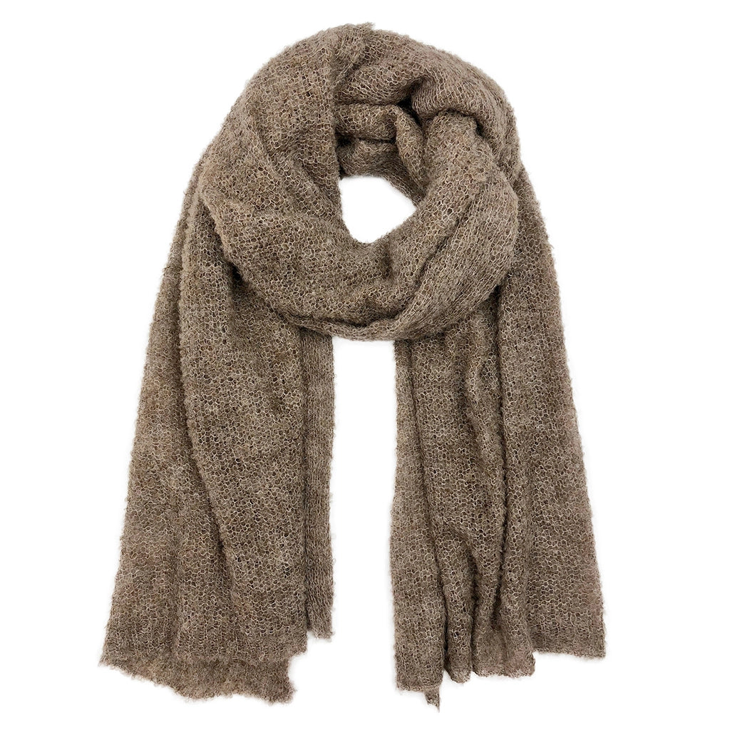 ultra plush alpaca scarf - autumn