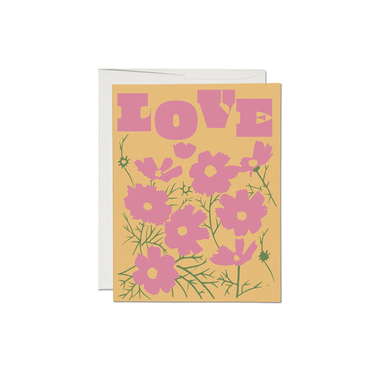 love cosmos card