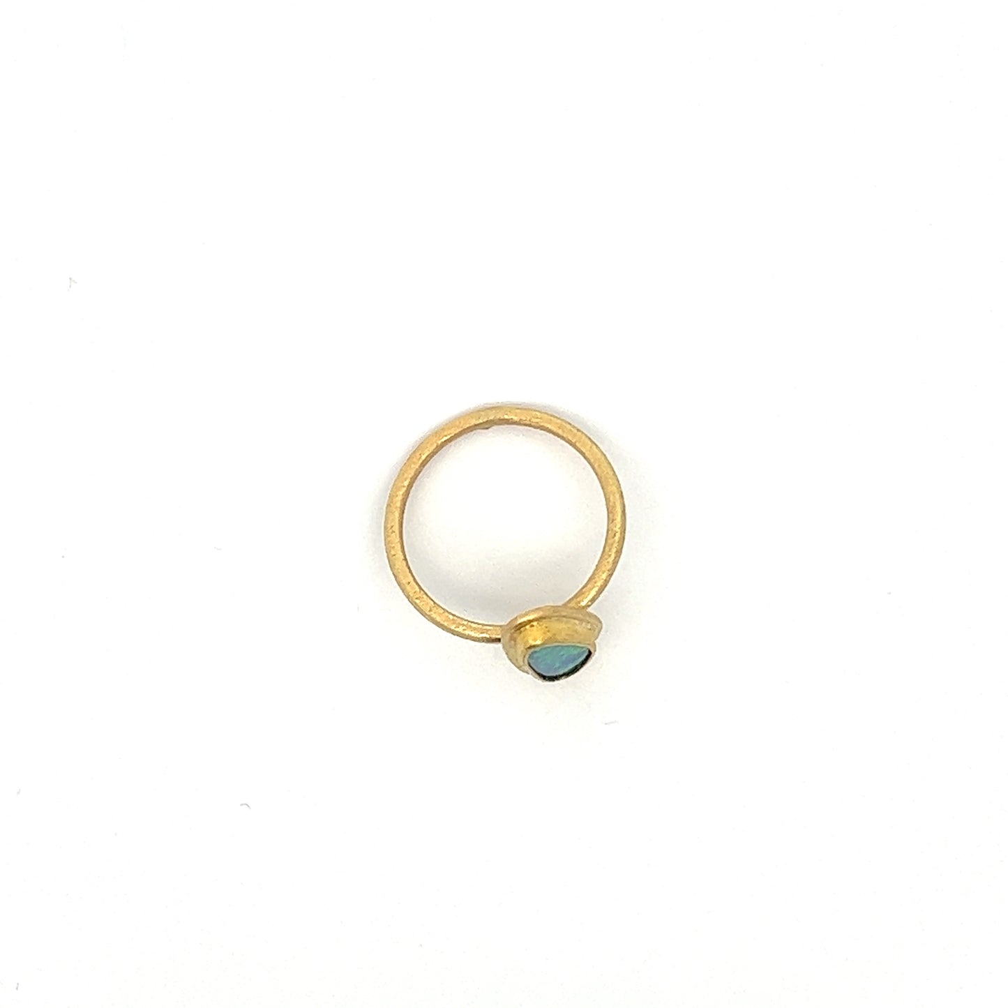 australian opal framed ring
