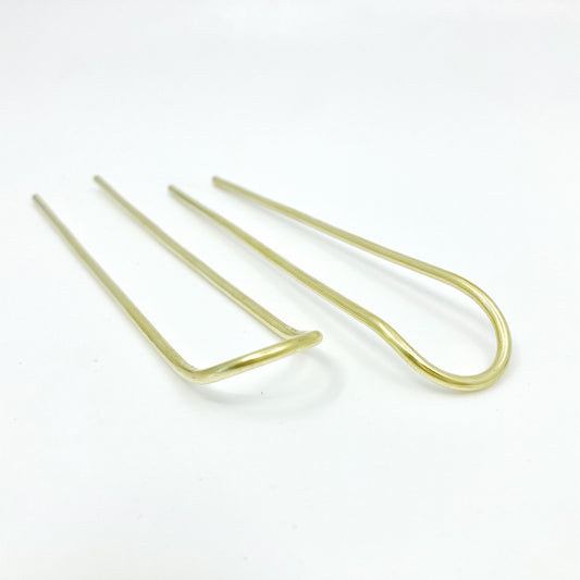 brass hair fork