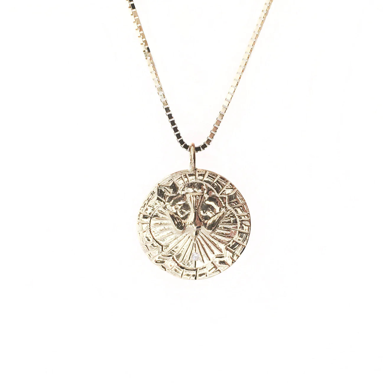 spirit dove medallion necklace - made to order