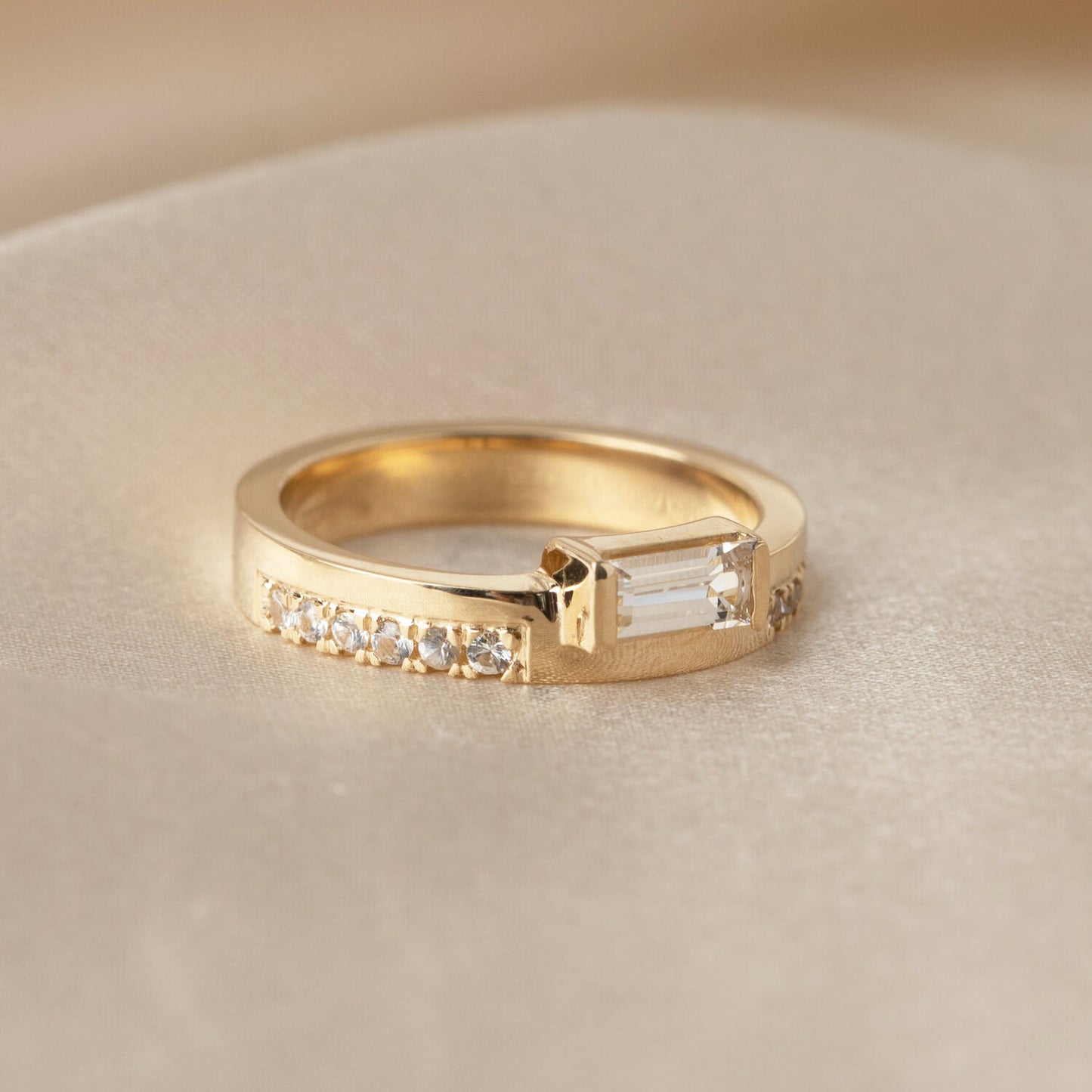 billie ring - grown diamond - made to order